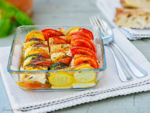Auflauf Tomaten Zucchini Feta