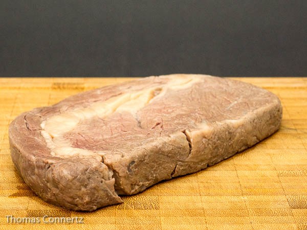 Entrecote sous vide gegart