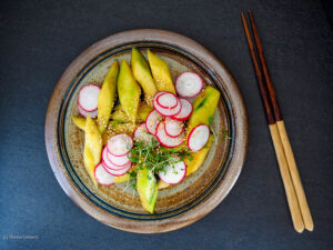Gurkensalat Miso Radieschen