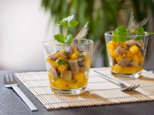 Matjes Mango Salat Koriander