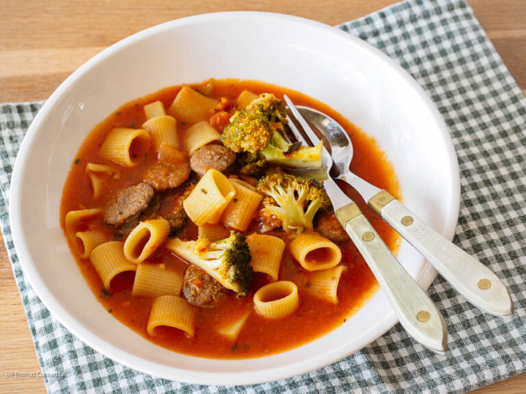 Pasta Salsicce Brokkoli