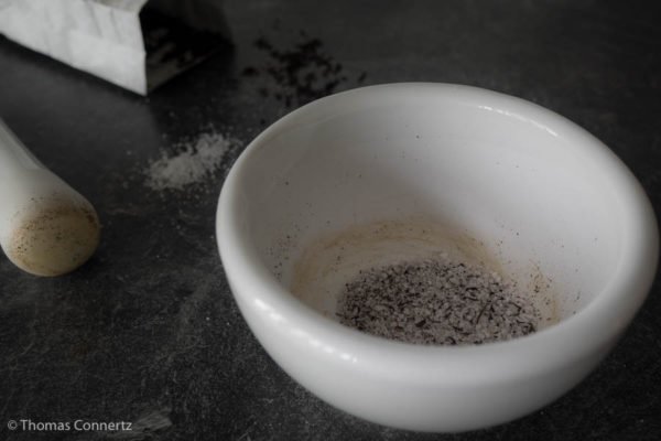 Räucheraroma selbstgemacht Salz Tee gemischt