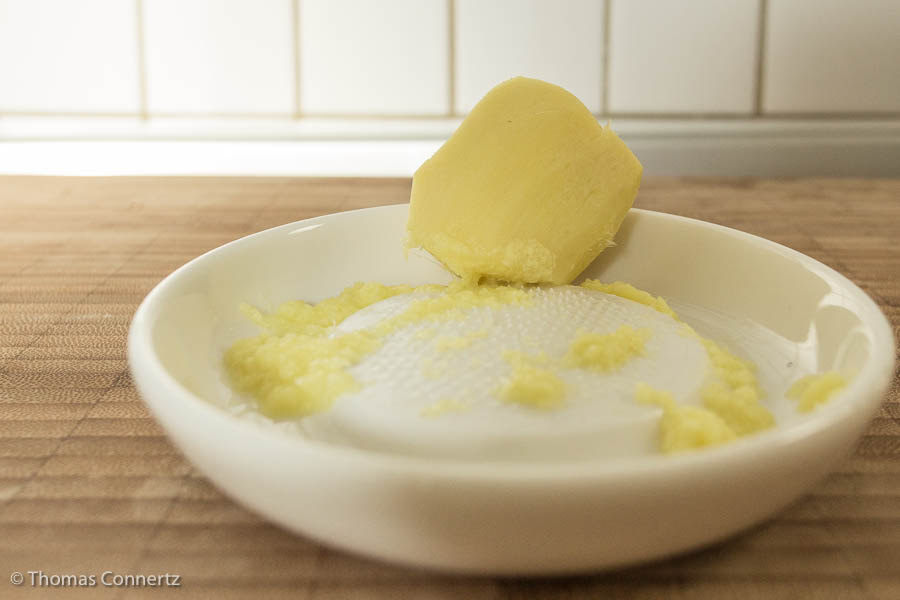 Ingwer reiben
